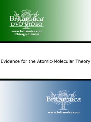 cover image of Evidence for the Atomic-Molecular Theory